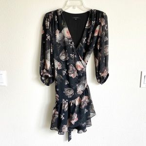 AllSaints wrap dress